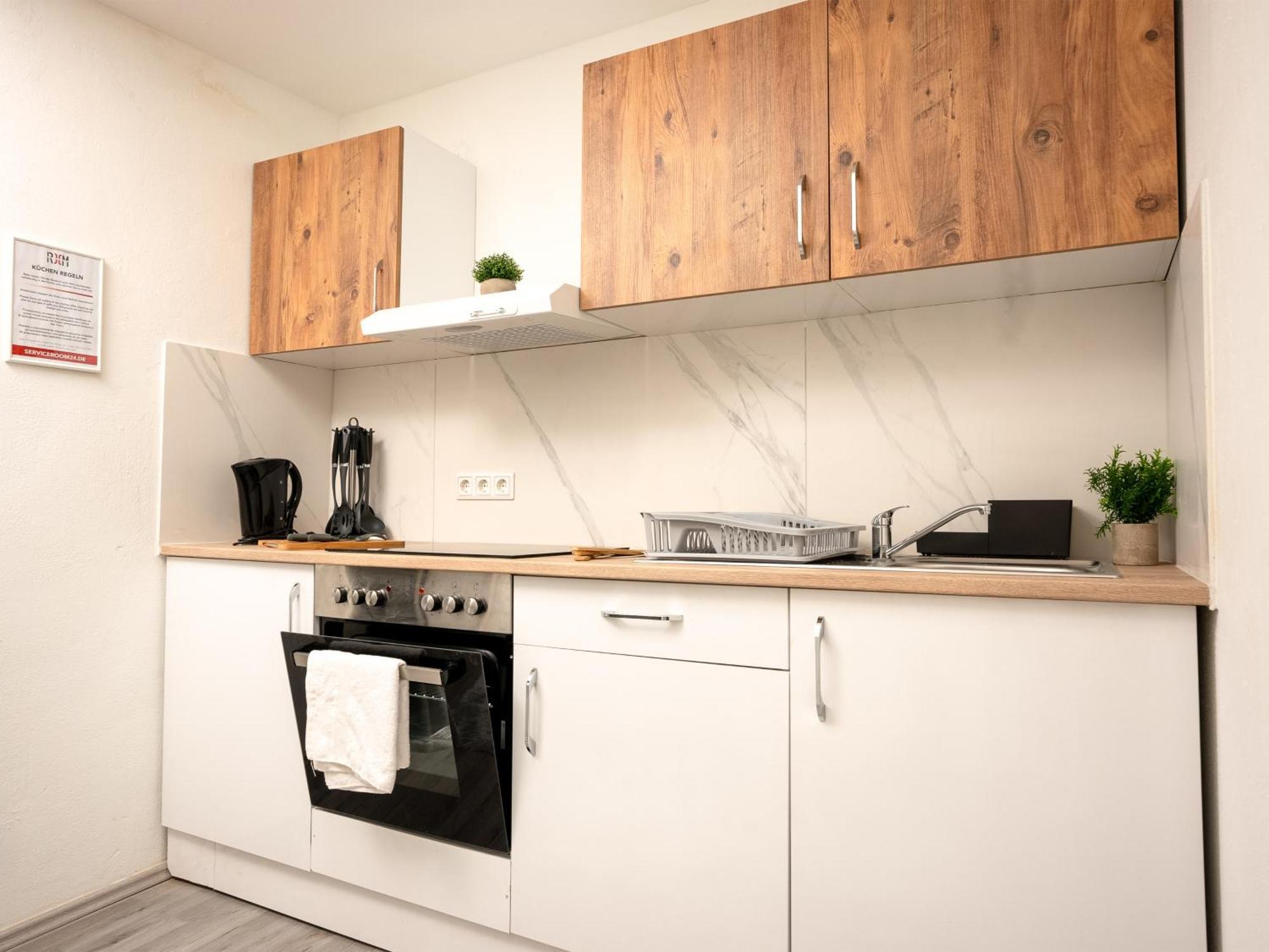 Serviceroom24 - Apartment 4 In Herten Wlan - Smart-Tv - 24-7 Check-In Und Kueche Ngoại thất bức ảnh
